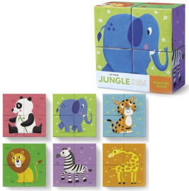 Blok puzzel Jungle Dieren - 2 jaar