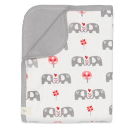 Babydeken Olifant roze