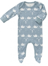 Babypyjama met voetjes  Walvis