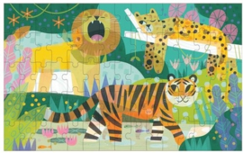 Bewegende puzzel Grote en Kleine Katten - 5j