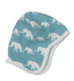 Pilotenmutsje baby Olifant - blauw