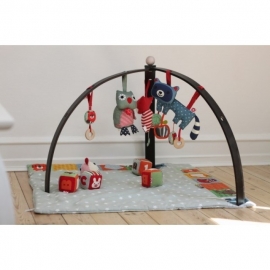 Houten babygym zwart