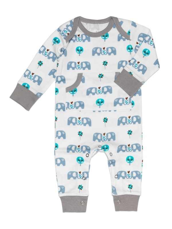 Babypyjama Olifant -  blauw