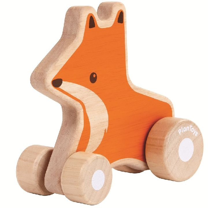 Houten duwdier Vos Plan Toys » deKleineVogelaar Houten duwdier Vos Plan Toys » deKleineVogelaar