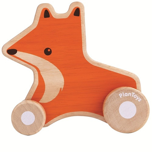 Houten duwdier Vos Plan Toys » deKleineVogelaar Houten duwdier Vos Plan Toys » deKleineVogelaar