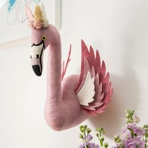 Flamingo dierenkop