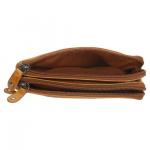 Old West”Paint Rock” clutch/portemonnee oker geel