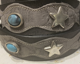 Leren riem”Ganesha” 011 maat 105