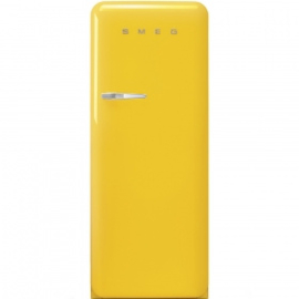 Smeg retro koelkast FAB28RYW5 rechtsdraaiend geel