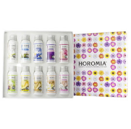 Horomia - Geschenkset - Fiori  Wasparfum 10 Heerlijke Geuren - 10 x 50 ml.