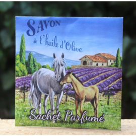 La Savonnerie de Nyons - Geurenvelop -  Lavendel - Paarden - Geurzakje