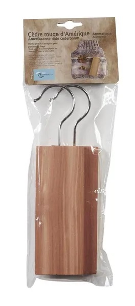 Eco Conseils  - Anti Mot Cederhout Hanger - 100% Natuurlijk - 2 stuks