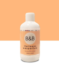 B&B Italiaans Wasparfum - Amber & Musk Zwoele Oosterse Geur - 250 ml.