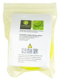 Citrobella® XL Glas inclusief citronella kaars vulling outdoor 250 g
