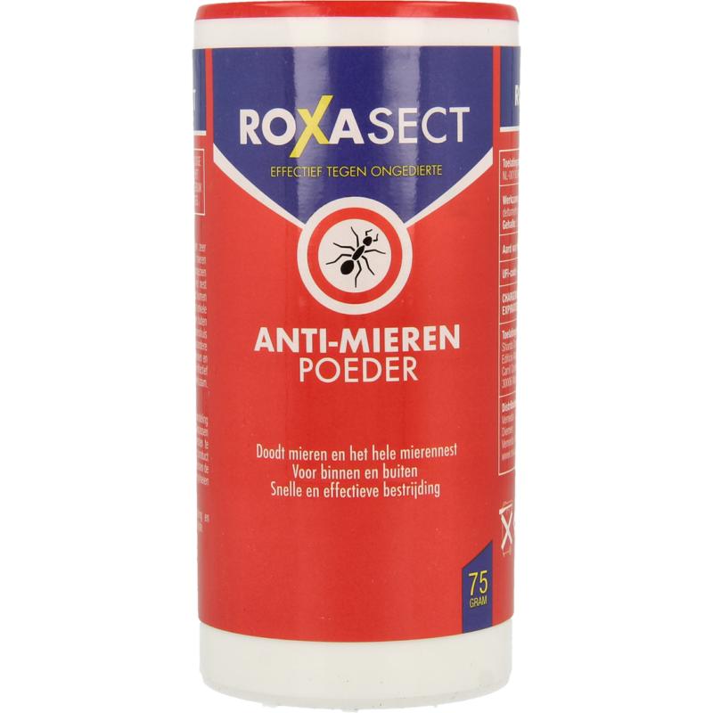 Roxasect - Mierenpoeder - 100% Natuurlijk - Ongedierte bestrijding - 75 gram.
