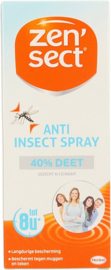Zensect - Spray Deet 40 %  - Anti Mug  - Anti Teken - 60 ml.
