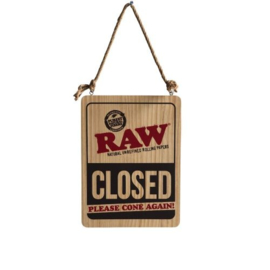 RAW Wooden Sign Open/Close (8114)