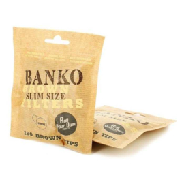Banko 6mm Natural Filter Tips (34x150)