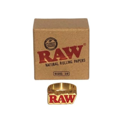 RAW Gold Smokers Ring 10 (8129)