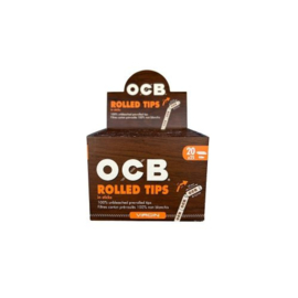 OCB Unbleached Prerolled Tips (20 pakjes)