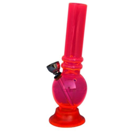Acryl Bong Mini 15cm Pink 9