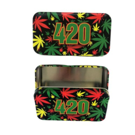 2 x Tin Case 420 Rasta