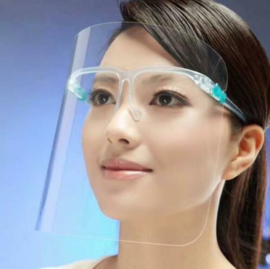5 stuks Gezichtsmasker met Bril