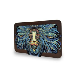 V Syndicate 3D High Def Wood Tray Tribal Lion Small