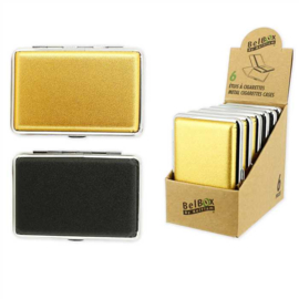 6 x Sigarettendoosje GOUD & ZWART