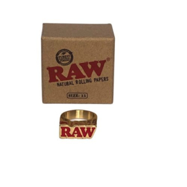 RAW Gold Smokers Ring 11 (8130)