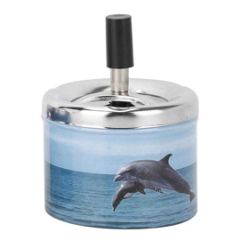 Spinning Ashtray 9cm Dolphin