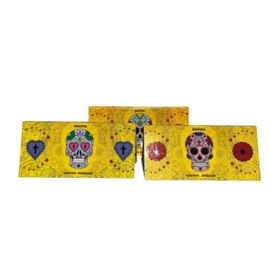 Snail Mexican Skulls Yellow (9065)