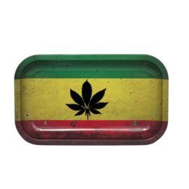 Tray Rasta Leaf Small 27.5 x 17.5 cm (8250)