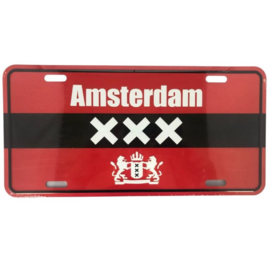 License Plate 10 Amsterdam XXX