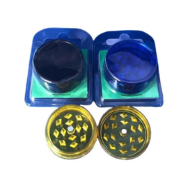 6 x Plastic Grinders Plain Mini