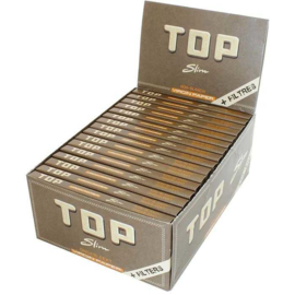 TOP Brown Slim Paper + Tips