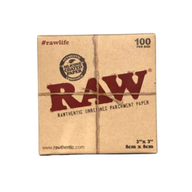 RAW Parchment Paper Square 100 box (8101)