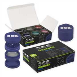 6 x Metaal Grinder OCB 4F 60 mm assorti kleur