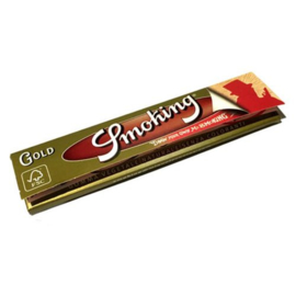 10 pakjes Smoking Goud + 5 Gratis Tip Boekjes