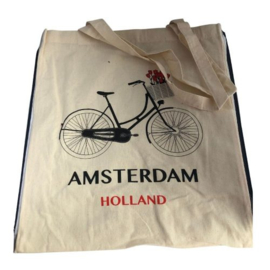 Katoenen Bag 3 Bike Black 12 stuks (8056)