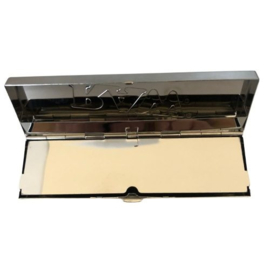 Raw Steel Paper Tin (also for tips) (8082)