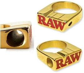 RAW Gold Smokers Ring 9 (8132)