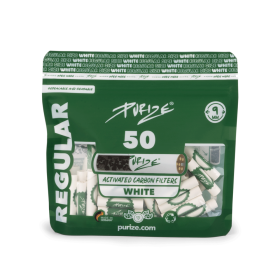 Purize Regular Filters 50 Pack White (5 zakjes)