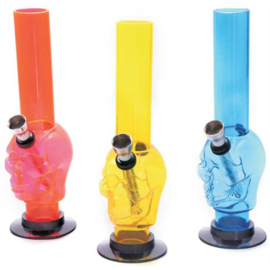 Ragga Acryl Bong Skull 20cm ø2,5cm