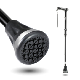 Ultra Grip Wandelstok - Zwart