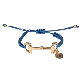 Gevlochten armband met bitje