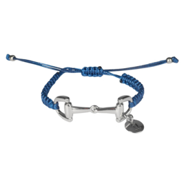 Gevlochten armband met bitje