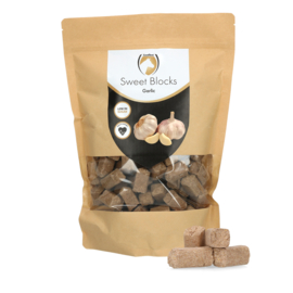 Excellent sweet garlic  blocks