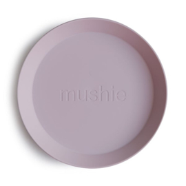 Mushie Bord Rond (set van 2) - Soft Lilac