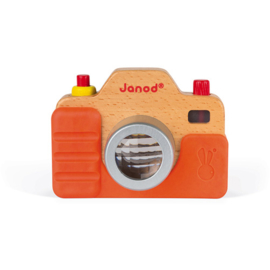 Janod Foto Camera met Geluid - Oranje +18m